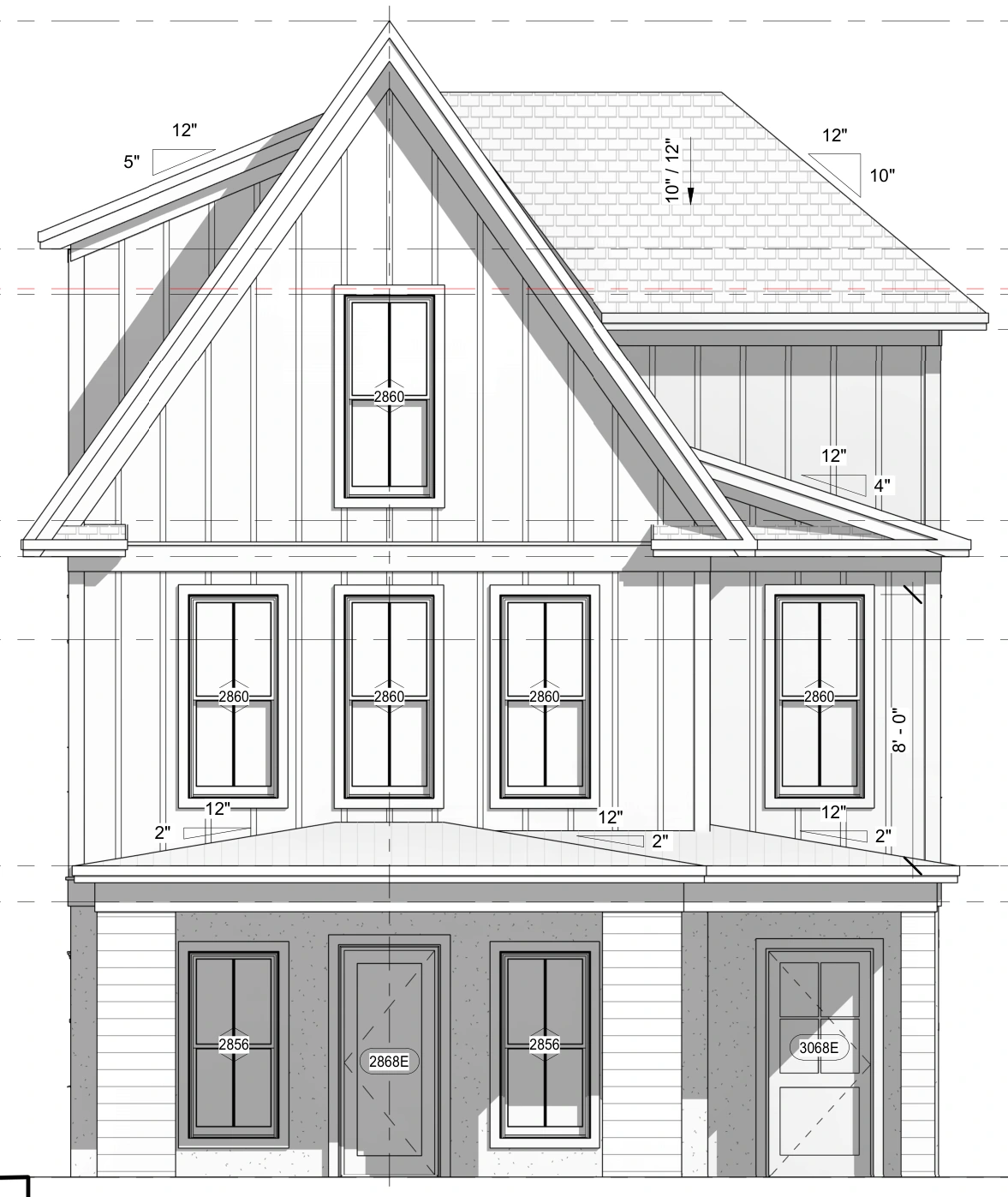 9 Cotton Street proposed front elevation