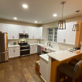 finished new kitchen greenville sc