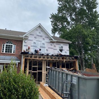 house being worked on greenville sc